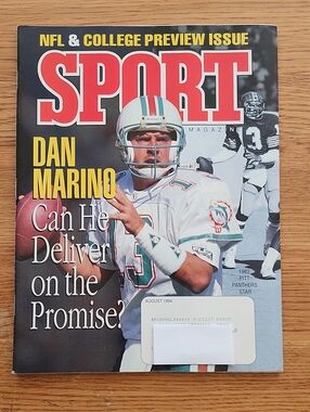 SPORT Dan Marino NFL magazine cover 1994